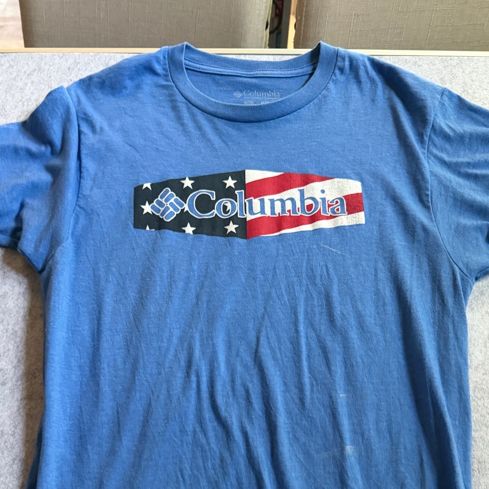 Columbia Classic Blue Crewneck Tee